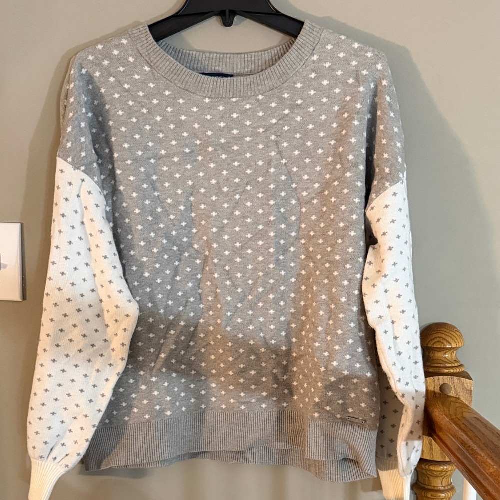 Nautica Gray Knit Sweater